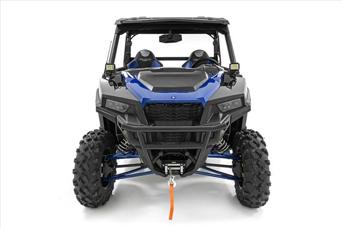 LED Light Kit Cage Mount 2 Inch Black Pair Spot Polaris General XP 4 1000 Rough Country
