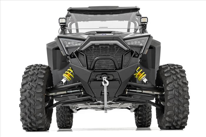 LED Light Kit A Pillar Mount 2 Inch Black Pair Spot Polaris RZR PRO XP Rough Country