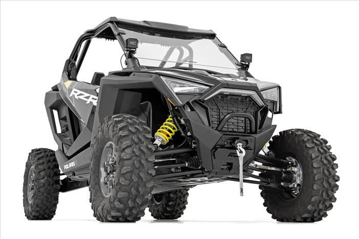 LED Light Kit A Pillar Mount 2 Inch Black Pair Flood Polaris RZR PRO XP Rough Country