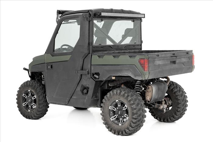LED Light Kit Rear Mount 50 Inch Black Pair Polaris Ranger XP 1000 Rough Country