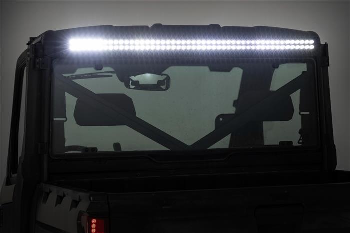 LED Light Kit Rear Mount 50 Inch Black Pair Polaris Ranger XP 1000 Rough Country