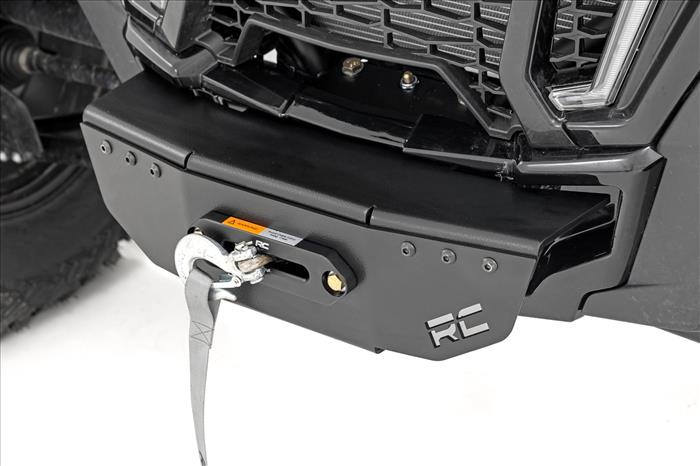Winch Mount w/ 6500lb Winch Polaris RZR Turbo S4 Rough Country