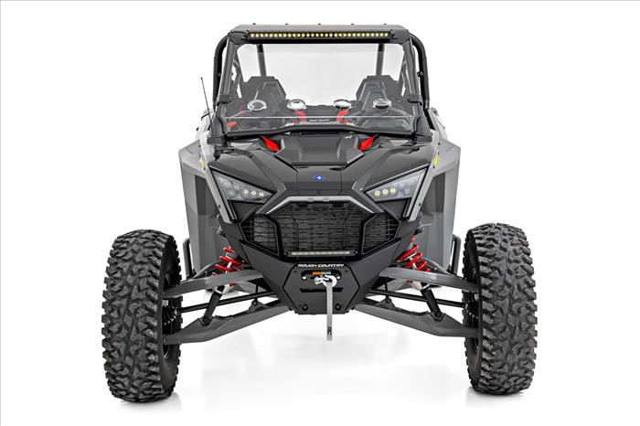 30 Inch Single Row Light Mount Front Black Series Polaris RZR Turbo R Rough Country