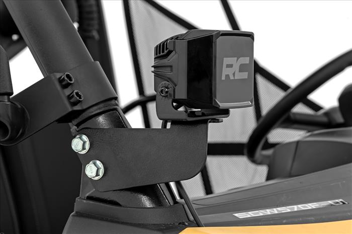 LED Light Kit Front Mount 2 Inch Black Pair Amber DRL Segway 570 F Rough Country
