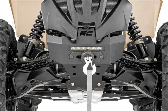 Winch Bumper 4500-Lb Winch Synthetic Rope Can-Am Renegade 1000/Renegade 500 Rough Country