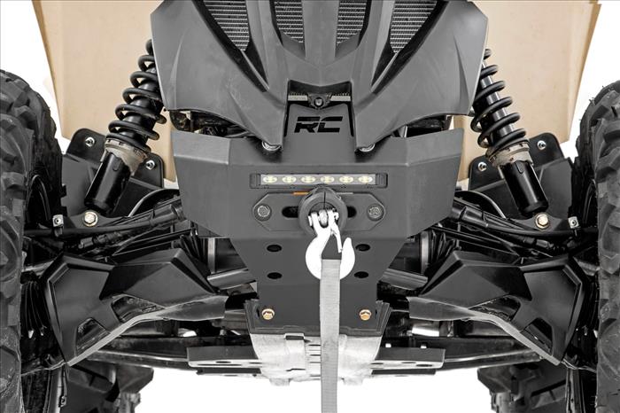 Winch Bumper Black Series LED 6 Inch Light Slime Line Can-Am Renegade 1000/Renegade 500 Rough Country