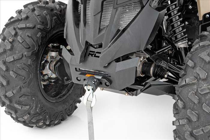 Winch Bumper Black Series LED 6 Inch Light Slime Line Can-Am Renegade 1000/Renegade 500 Rough Country