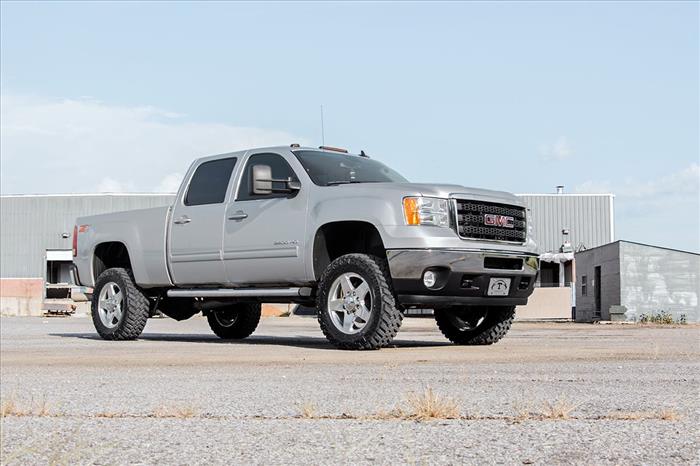 3.5 Inch Lift Kit Vertex w/ Overloads Red Silverado/Sierra 2500HD/3500HD (11-19) Rough Country