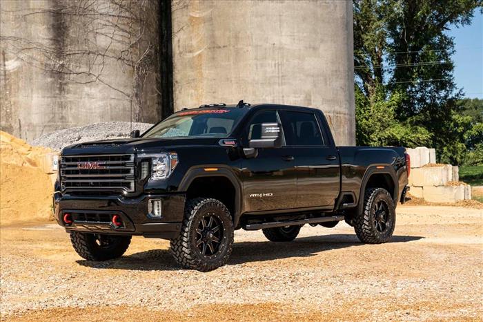 3 Inch Lift Kit UCAs M1 w/ Overloads Red Silverado/Sierra 2500HD/3500HD (20-26) Rough Country