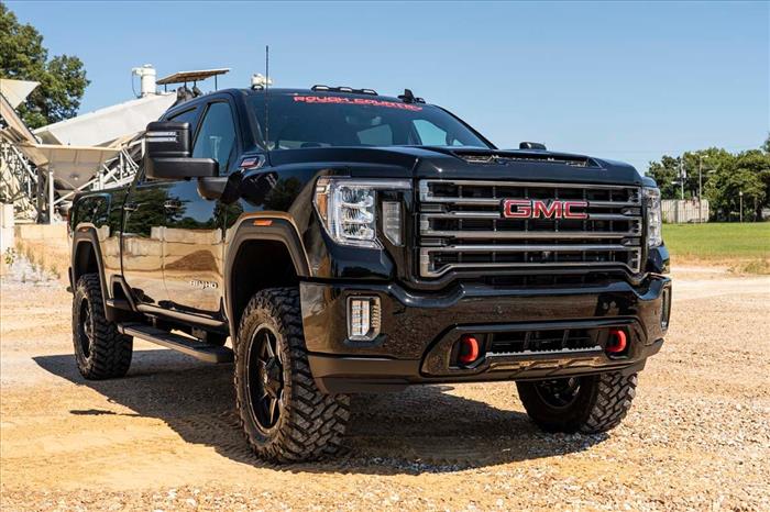 3 Inch Lift Kit Vertex w/ Overloads Red Silverado/Sierra 2500HD/3500HD (20-26) Rough Country