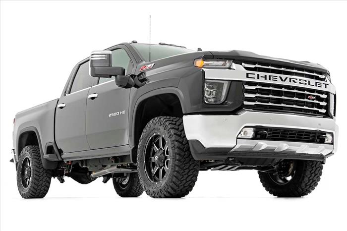 3 Inch Lift Kit UCAs V2 w/ Overloads Red Silverado/Sierra 2500HD/3500HD (20-26) Rough Country