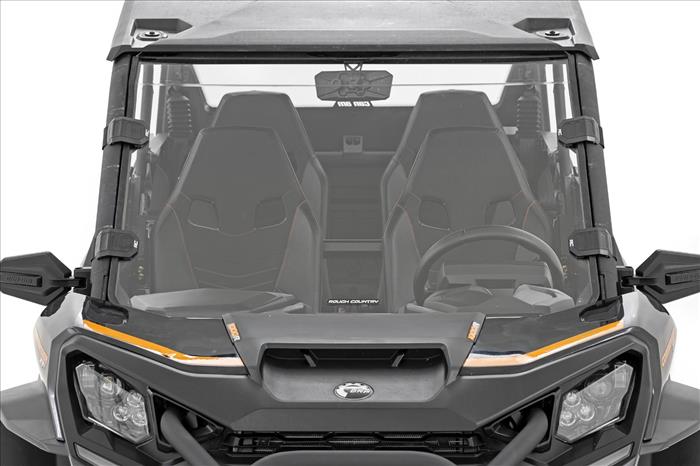 Full Windshield Scratch Resistant Can-Am Commander 1000R Rough Country
