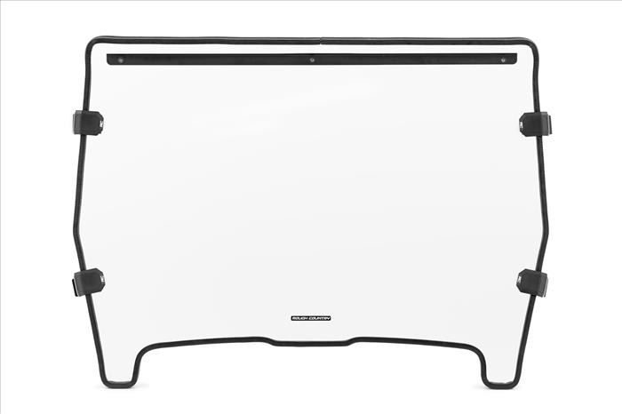 Full Windshield Scratch Resistant John Deere Gator XUV 825 Rough Country