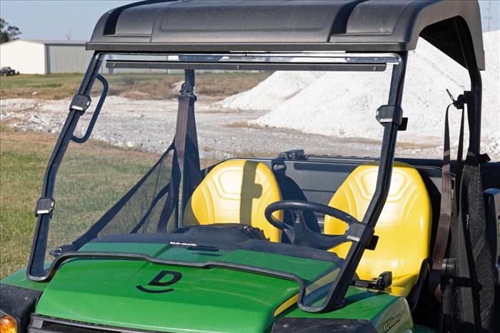 Full Windshield Scratch Resistant John Deere Gator XUV 825 Rough Country