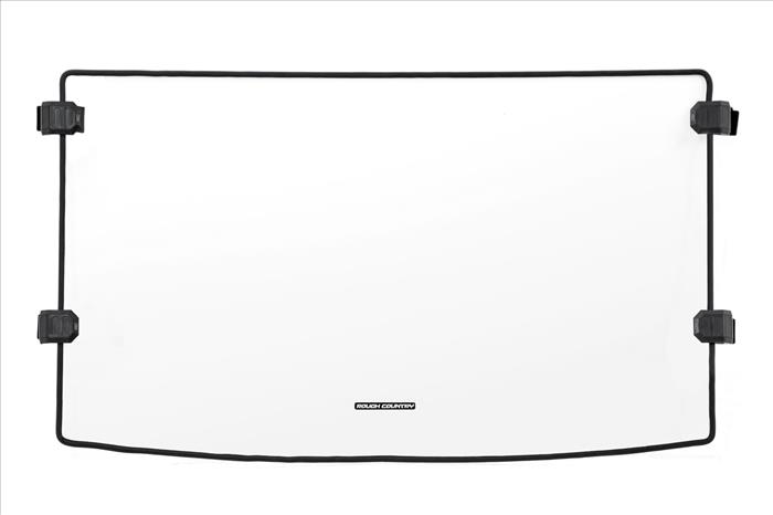 Full Windshield Scratch Resistant Mid Size Polaris Ranger 500/Ranger 800 Mid-Size Rough Country