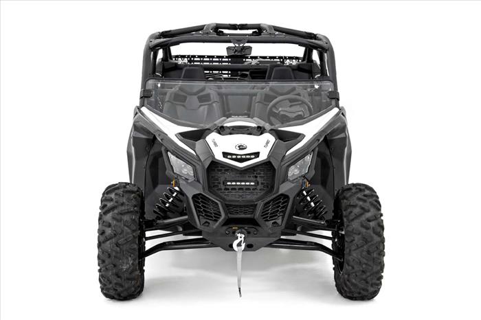 Can-Am Scratch Resistant Half Windshield 17-20 Maverick X3 Rough Country