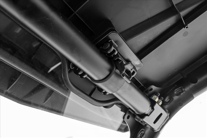 Vented Full Windshield Scratch Resistant Polaris RZR Turbo R 4 Rough Country
