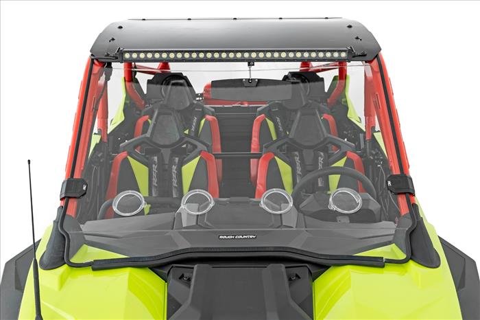 Vented Full Windshield Scratch Resistant Polaris RZR Turbo R Rough Country