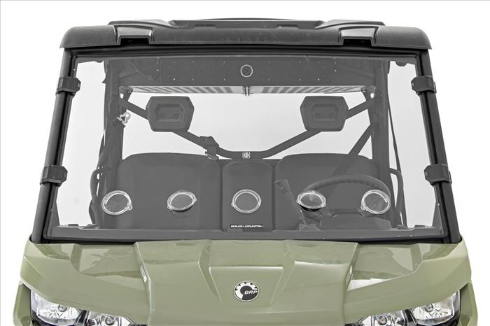 Vented Full Windshield Scratch Resistant Can-Am Defender HD 5/HD 8/HD 9/HD 10 Rough Country