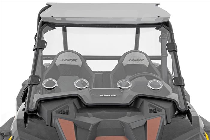 Vented Full Windshield Scratch Resistant Polaris RZR XP 1000 Rough Country