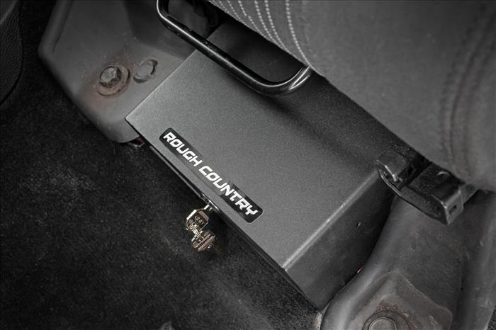 Storage Box Under Seat Jeep Wrangler JK (07-10)/Wrangler Unlimited (07-18) Rough Country