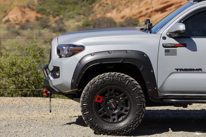 Fender Flares Defender 8T0 Blazing Blue Toyota Tacoma 2WD/4WD (16-23) Rough Country