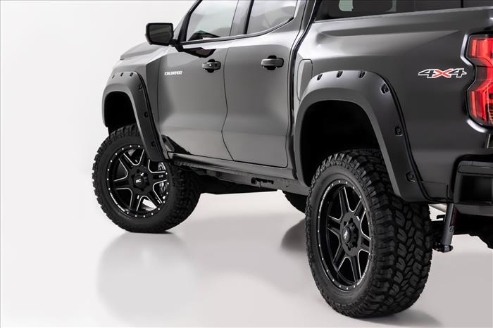 Pocket Fender Flares GAZ Summit White Chevy Colorado 2WD/4WD (2023-2026) Rough Country