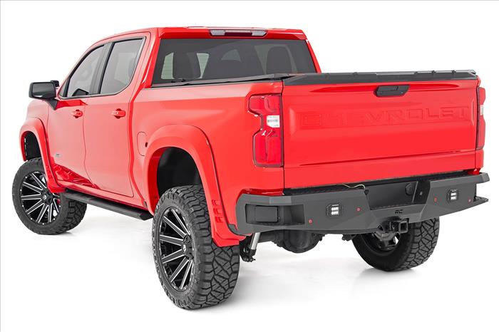 Fender Flares SF1 GA0 Northsky Blue Chevy Silverado 1500 2WD/4WD (19-26) Rough Country