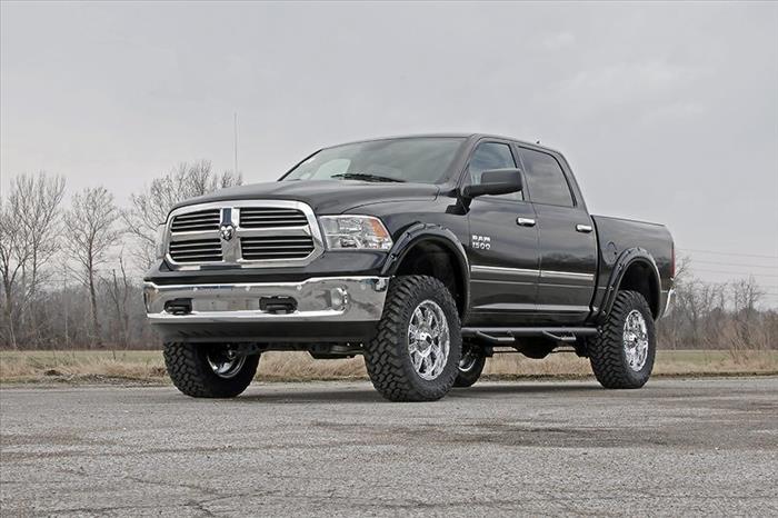Dodge Pocket Fender Flares Rivets 09-18 RAM 1500 w/Metal Bumper Rough Country