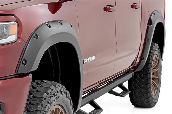 Pocket Fender Flares PAS Steel Storm Ram 1500 2WD/4WD (2025-2026) Rough Country