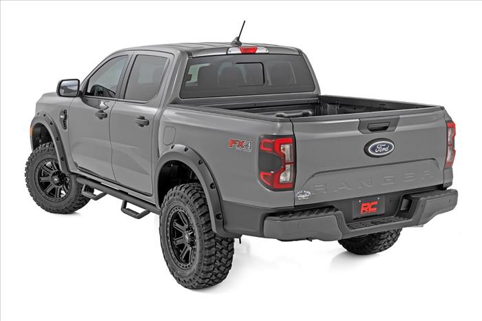 Pocket Fender Flares E7 Velocity Blue Ford Ranger 2WD/4WD (2024-2026) Rough Country