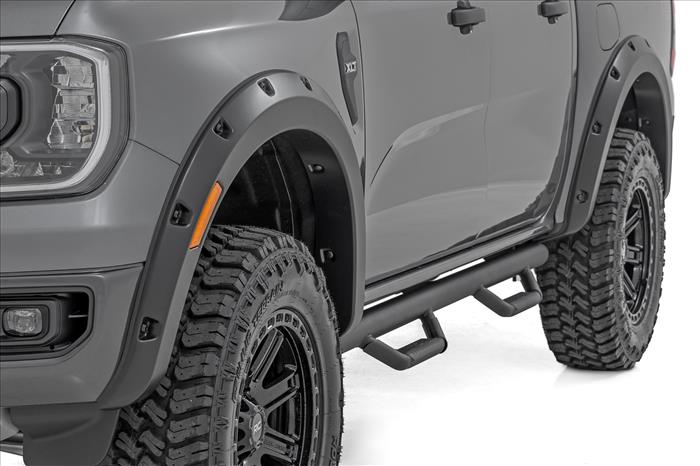 Pocket Fender Flares E7 Velocity Blue Ford Ranger 2WD/4WD (2024-2026) Rough Country