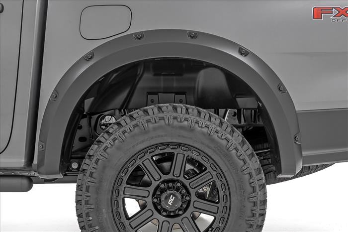 Pocket Fender Flares T9 Marsh Gray Ford Ranger 2WD/4WD (2024-2026) Rough Country