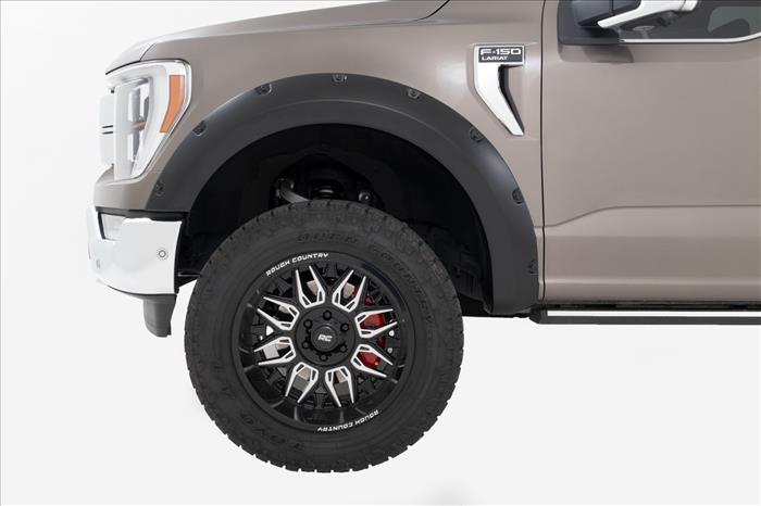 Pocket Fender Flares E7 Velocity Blue Ford F-150 2WD/4WD (2021-2026) Rough Country