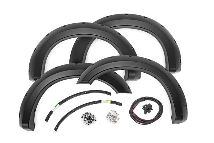 Pocket Fender Flares G1 Black Ford F-250/F-350 Super Duty 2WD/4WD (11-16) Rough Country