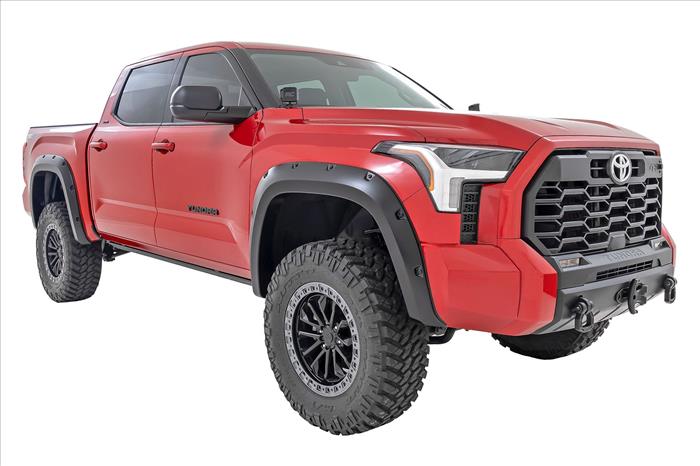 Pocket Fender Flares 218 Midnight Black Metallic Toyota Tundra (22-26) Rough Country