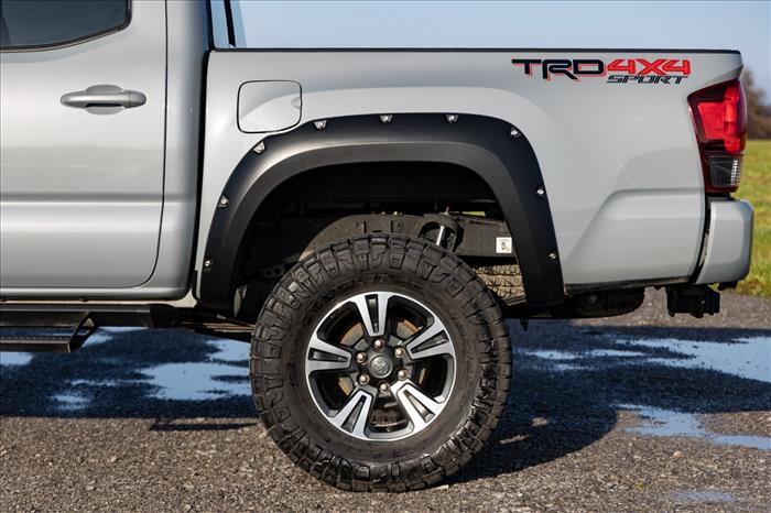 Pocket Fender Flares 8W2 Cavalry Blue Toyota Tacoma 2WD/4WD (2016-2023) Rough Country