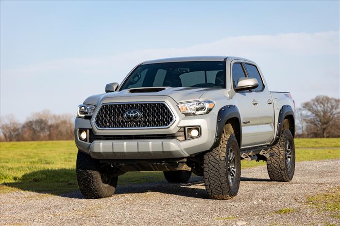 Pocket Fender Flares 040 Super White Toyota Tacoma 2WD/4WD (2016-2023) Rough Country