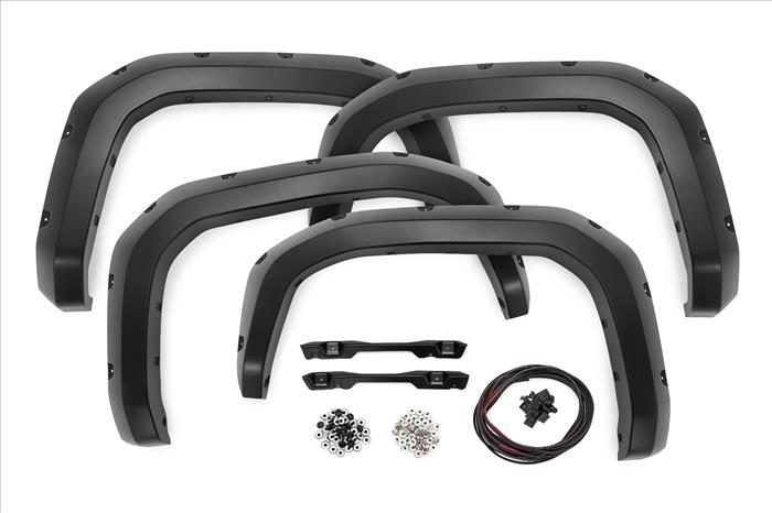 Pocket Fender Flares 1J9 Celestial Silver Metallic Toyota Tacoma (24-26) Rough Country