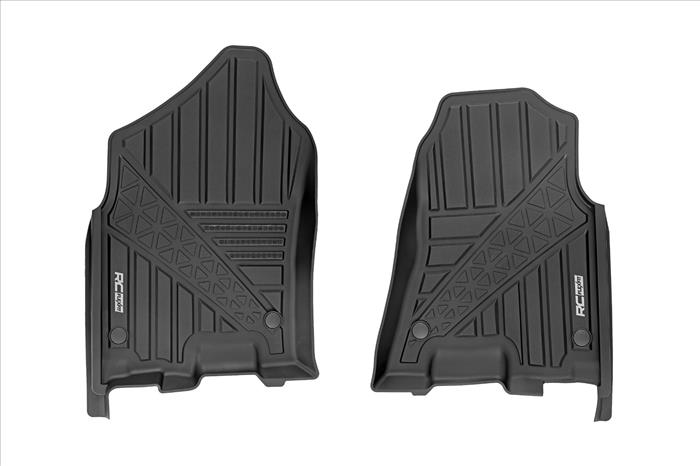 Flex-Fit Floor Mats Front Crew Ram 1500 (19-24)/1500 TRX (21-24) Rough Country