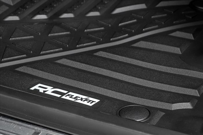 Flex-Fit Floor Mats Front Crew Ram 1500 (19-24)/1500 TRX (21-24) Rough Country