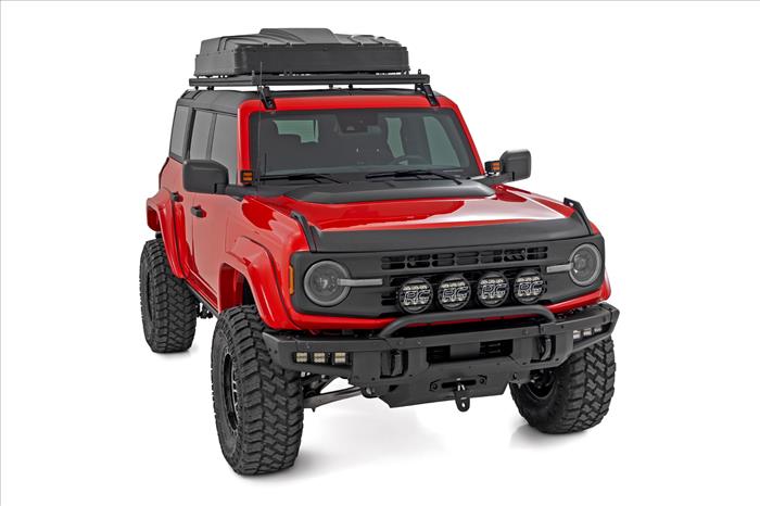 Hood Scoop M7 Carbonized Gray Ford Bronco 4WD (2021-2025) Rough Country