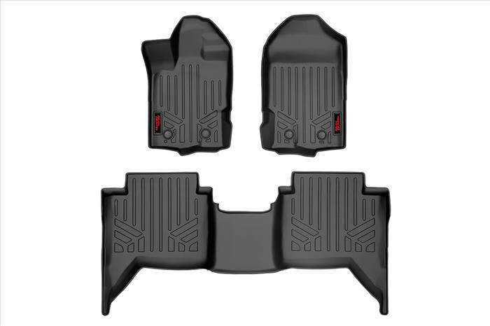 Floor Mats FR & RR Ford Ranger 2WD/4WD (2019-2023) Rough Country