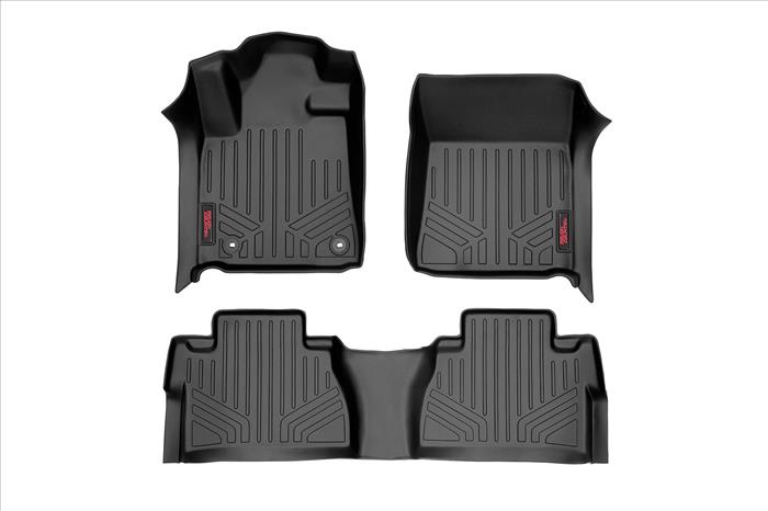 Floor Mats FR & RR CrewMax Toyota Tundra 2WD/4WD (2014-2021) Rough Country