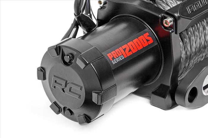 12000-Lb Pro Series Winch Synthetic Rope Rough Country