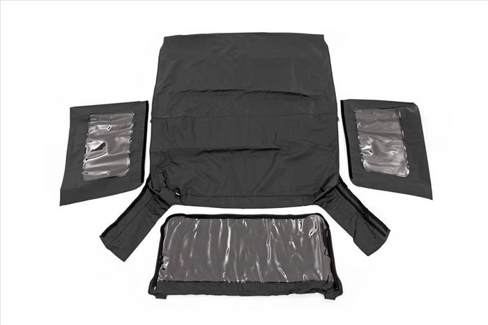 Soft Top Replacement Black 2 Door Jeep Wrangler JK 4WD (2010-2018) Rough Country