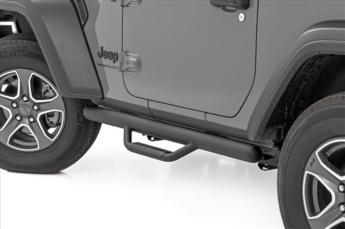 Nerf Steps Full Length 2 Door Jeep Wrangler JL 4WD (2018-2026) Rough Country