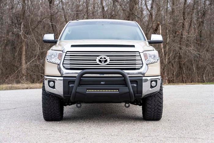 Tow Hook Brackets Bull Bar Support Toyota Tundra 2WD/4WD (2007-2021) Rough Country