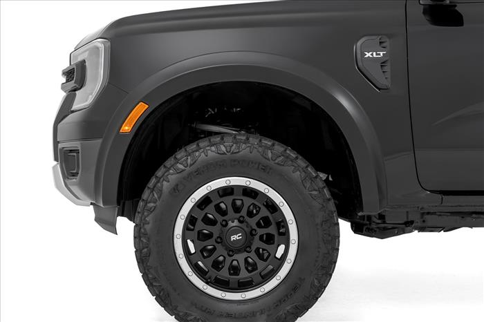 Fender Flares Sport JS Iconic Siver Ford Ranger 2WD/4WD (2024-2026) Rough Country