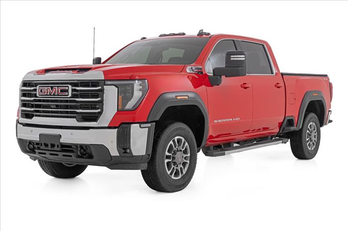 Fender Flares Sport GCI Carbon Black GMC Sierra 2500 HD/Sierra 3500 HD (20-26) Rough Country